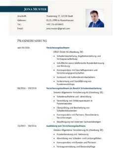 lebenslauf-fuer-versicherungskaufmann-berufseinstieg
