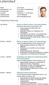 lebenslauf-garten-und-landschaftsbau-vorlage