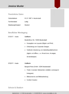 lebenslauf-grafikerin-vorlage-gestalten