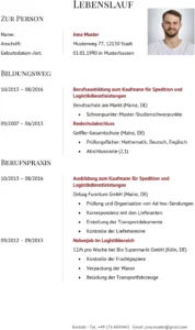 lebenslauf-kaufmann-fuer-spedition-und-logistikdienstleistungen