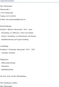 lebenslauf-konditor-vorlage-optimiert