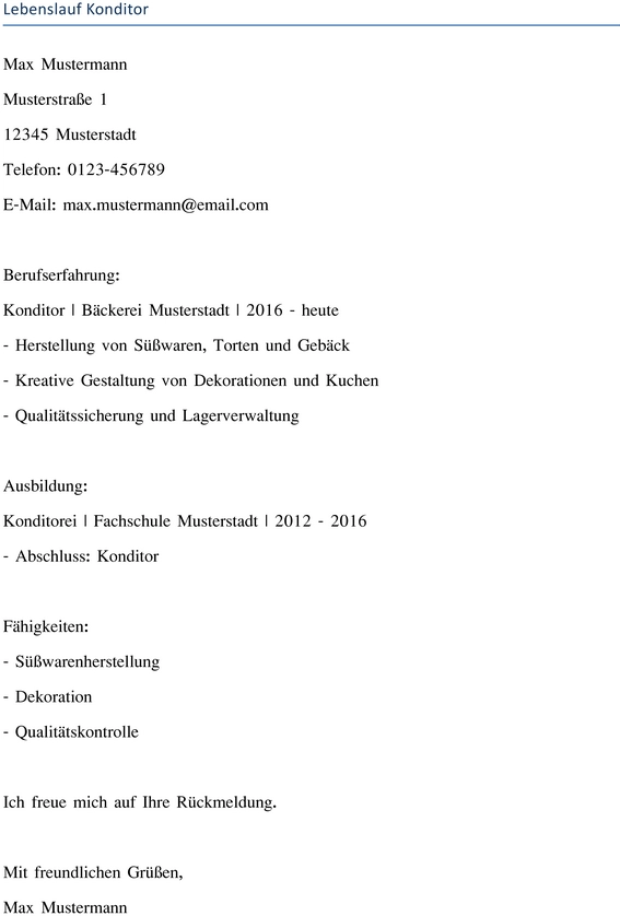 lebenslauf-konditor-vorlage-optimiert