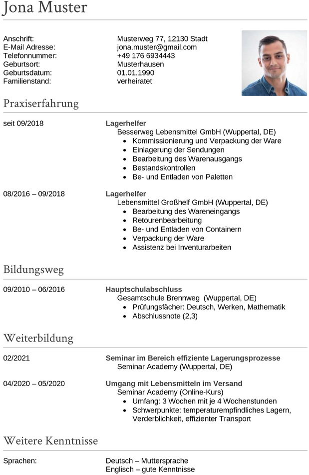 lebenslauf-lagerhelfer-helfer-lagerwirtschaft-transport