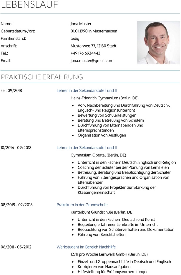 lebenslauf-lehrer-und-lehrerin