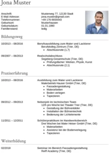 lebenslauf-maler-und-lackierer-vorlage
