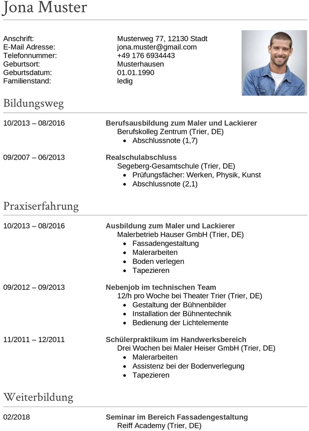 lebenslauf-maler-und-lackierer-vorlage