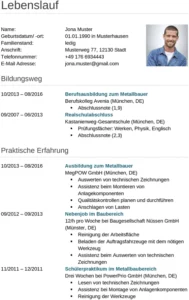 lebenslauf-metallbauer-schlosser-berufsausbildung-erfahrungen