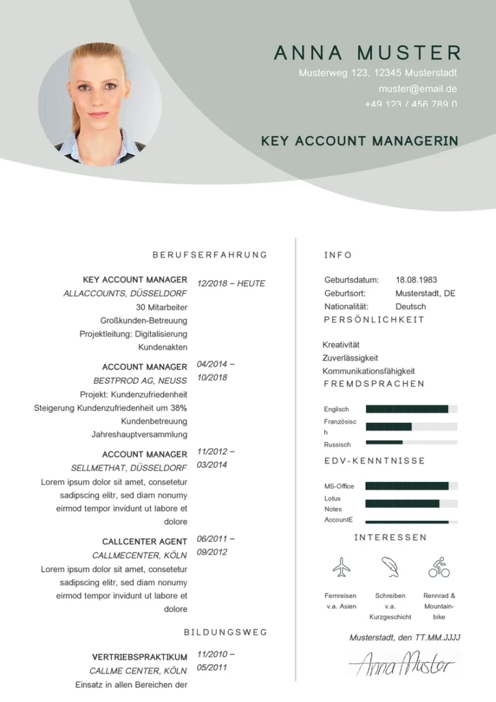 lebenslauf-mit-foto-vorlage-fuer-bewerbungen