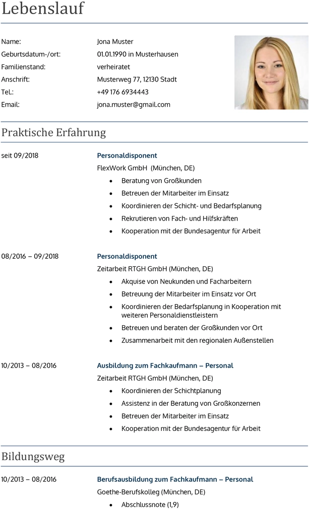 lebenslauf-personaldisponent-vorlage