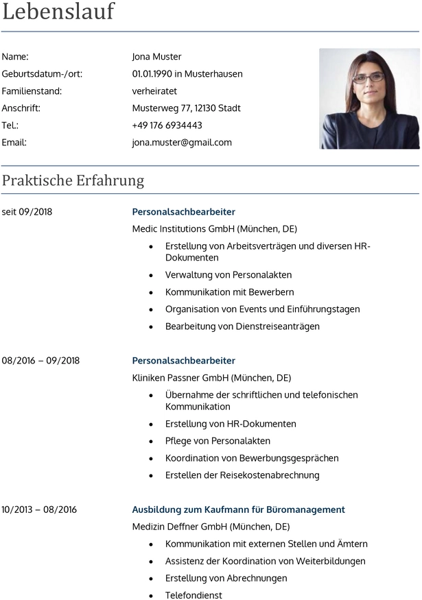 lebenslauf-personalsachbearbeiter-vorlage