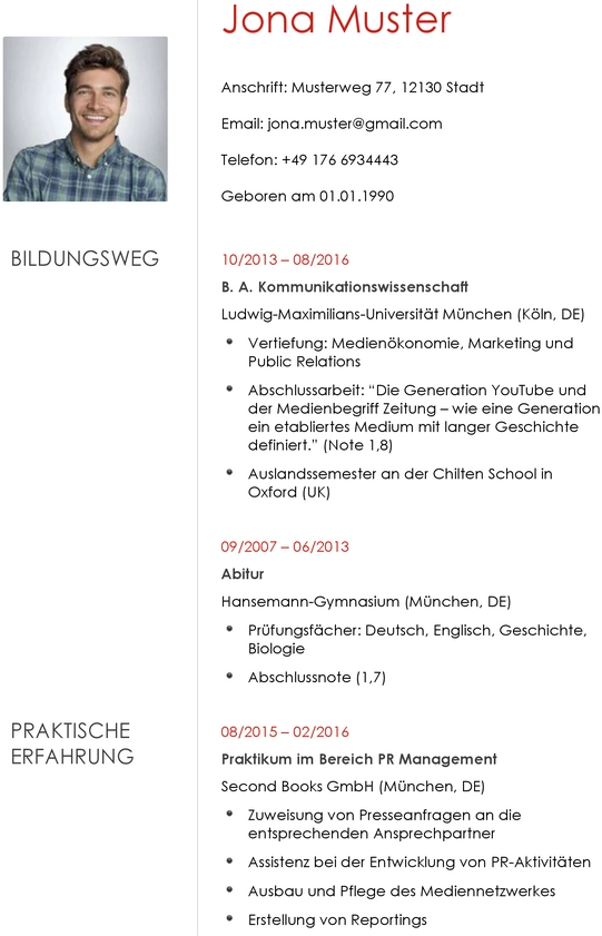 lebenslauf-pr-manager-oeffentlichkeitsarbeit-berufseinsteiger