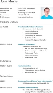 lebenslauf-produktionshelfer-berufserfahrung-gestalten