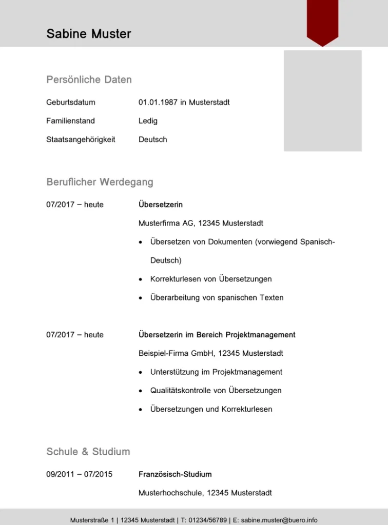 lebenslauf-uebersetzerin-gestalten