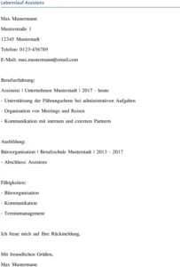 lebenslauf-vorlage-assistenz-fuer-bewerbungen