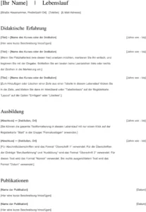 lebenslauf-vorlage-berufseinsteiger-und-profis