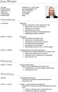 lebenslauf-vorlage-buerokraft-muster