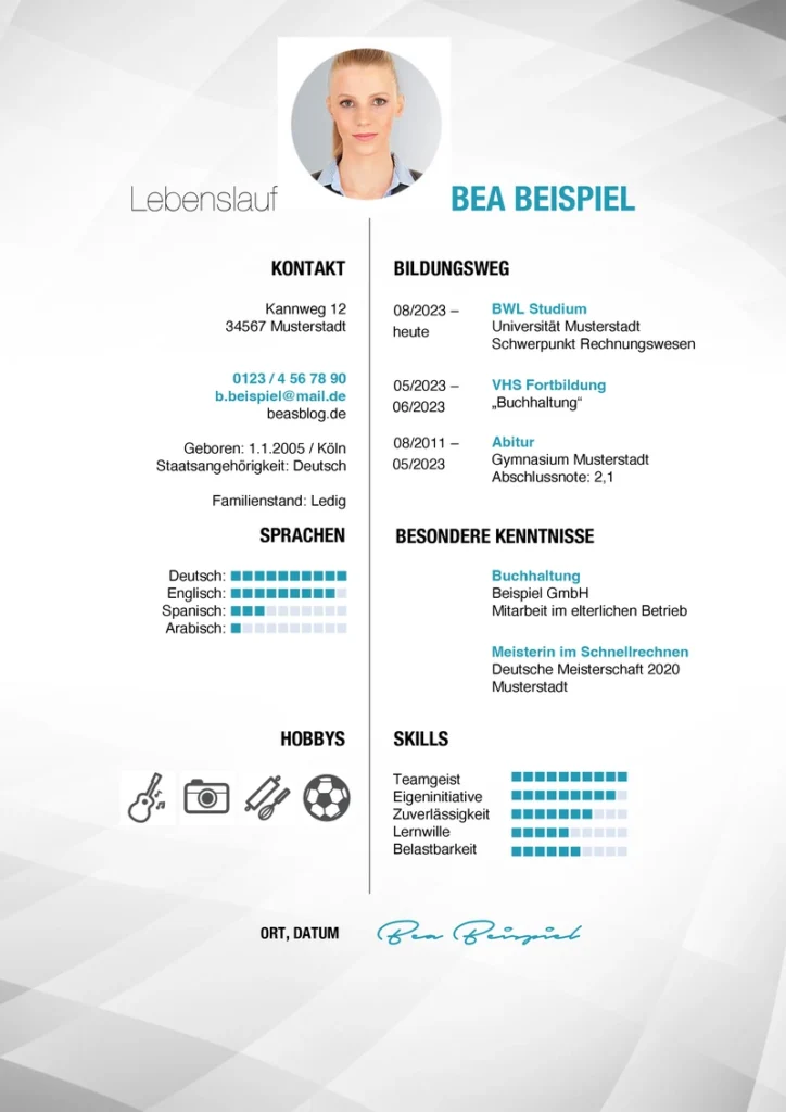 lebenslauf-vorlage-fuer-bewerbung