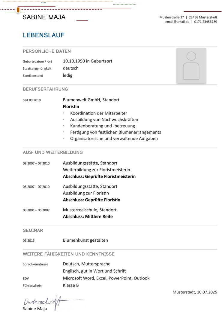 lebenslauf-vorlage-fuer-bewerbung-gestalten