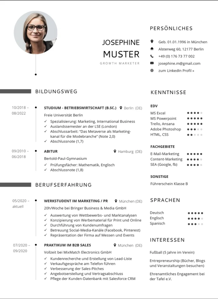 lebenslauf-vorlage-fuer-bewerbung-und-karriere