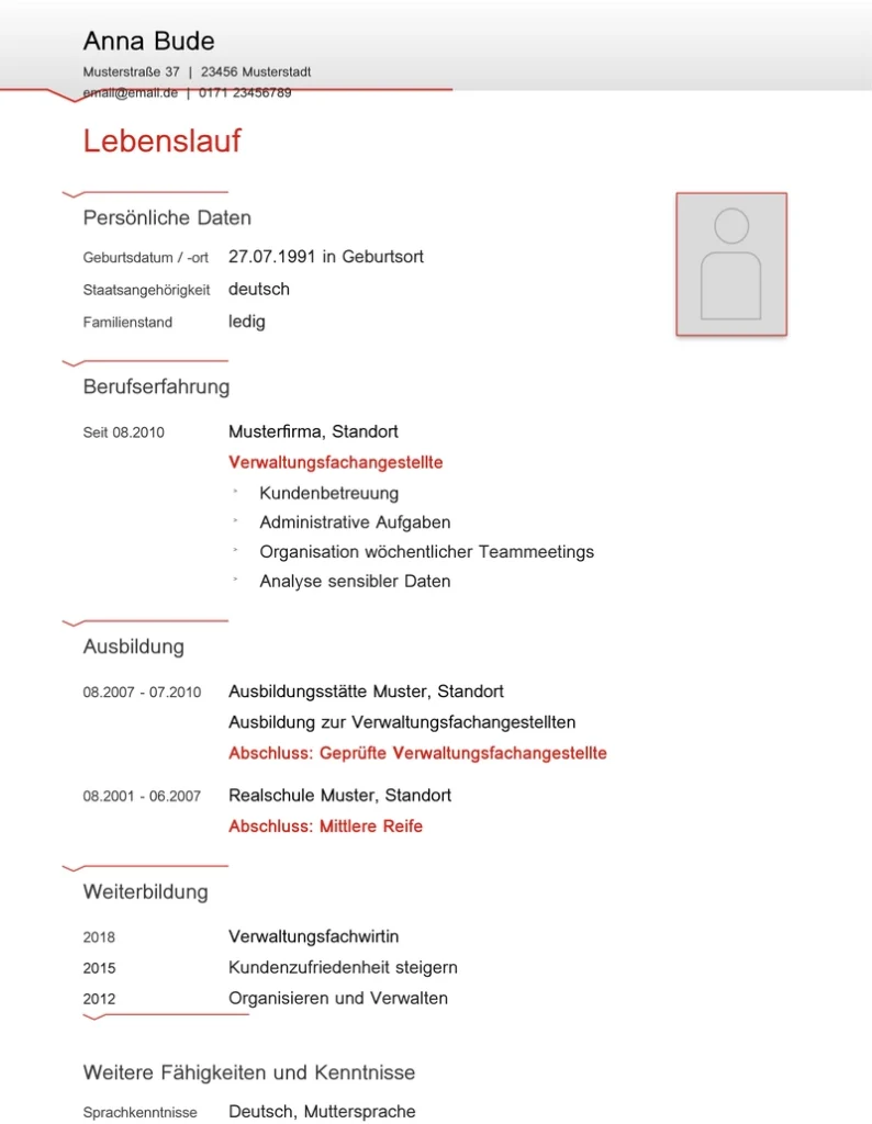 lebenslauf-vorlage-fuer-bewerbung-und-karriere