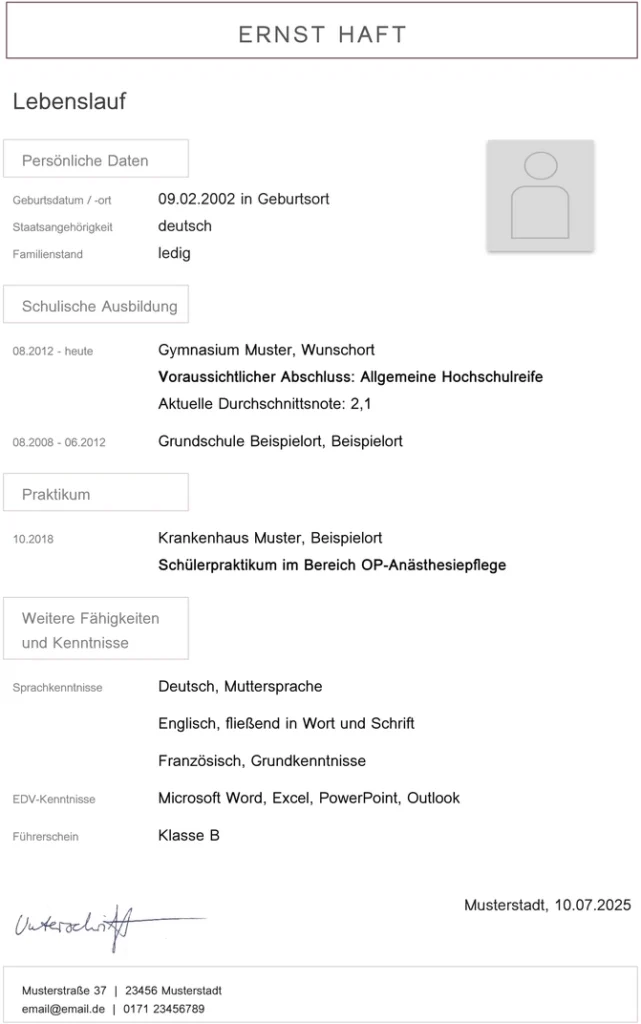 lebenslauf-vorlage-fuer-bewerbung-und-praktikum