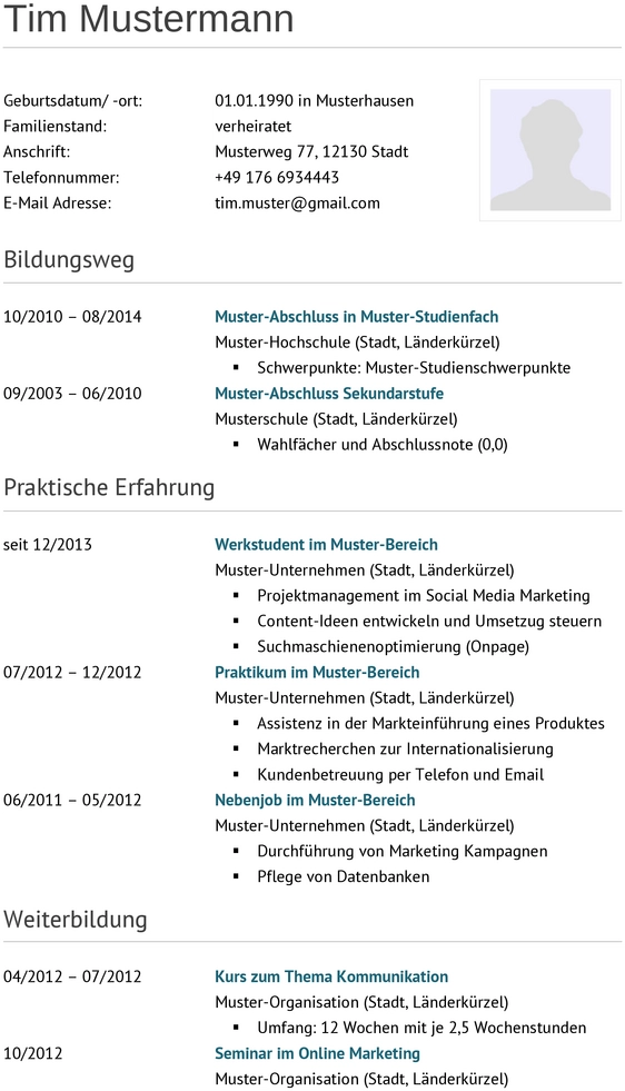 lebenslauf-vorlage-fuer-bewerbungen-und-hr-management