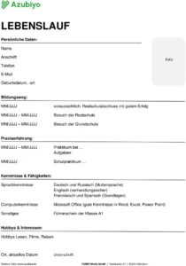 lebenslauf-vorlage-fuer-bewerbungen-und-schule