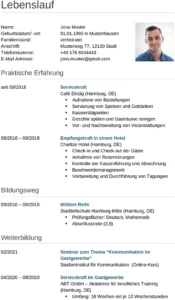 lebenslauf-vorlage-fuer-gastronomie