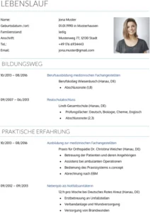 lebenslauf-vorlage-fuer-medizinische-fachangestellte