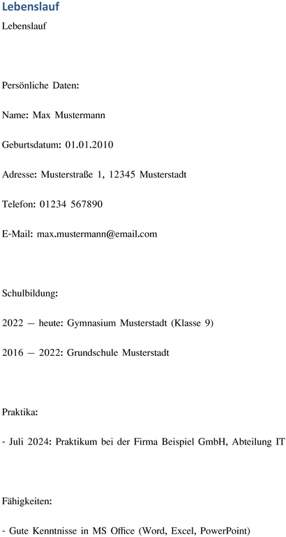 lebenslauf-vorlage-fuer-schueler