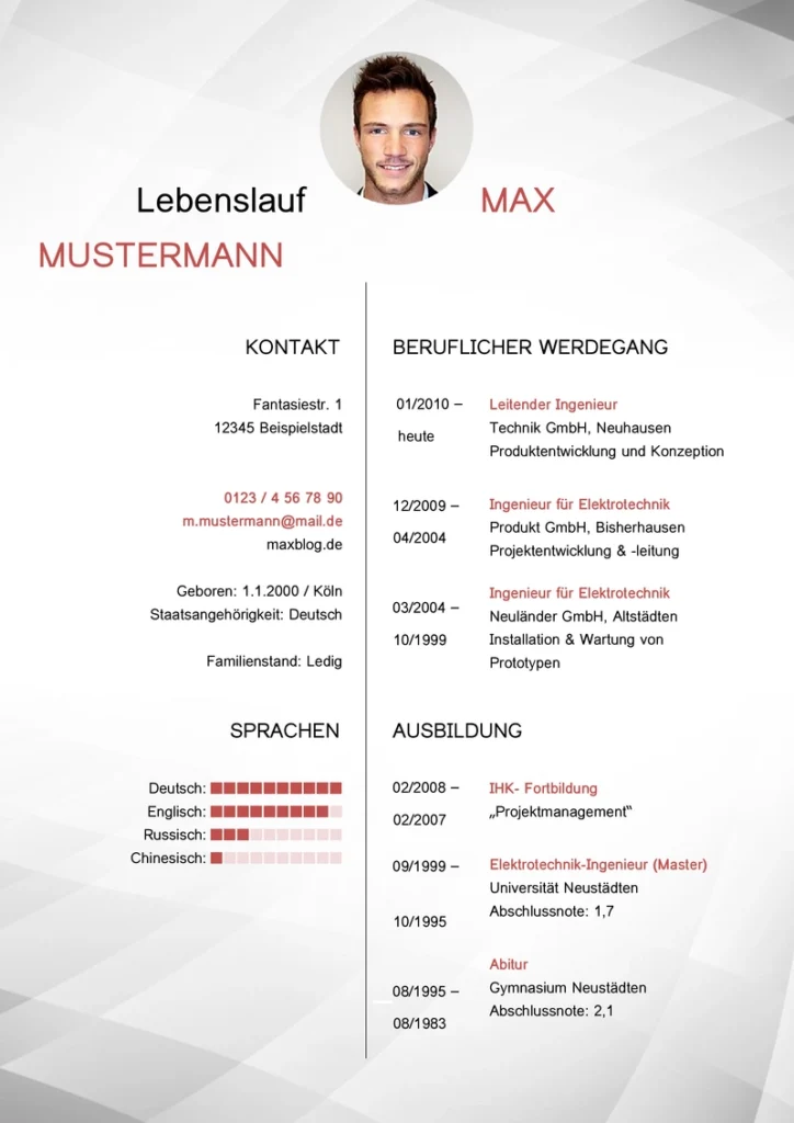 lebenslauf-vorlage-gestalten-mit-emotionalem-ausdruck