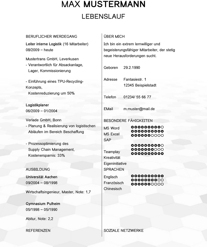 lebenslauf-vorlage-mit-klarer-struktur-und-anprechendem-layout