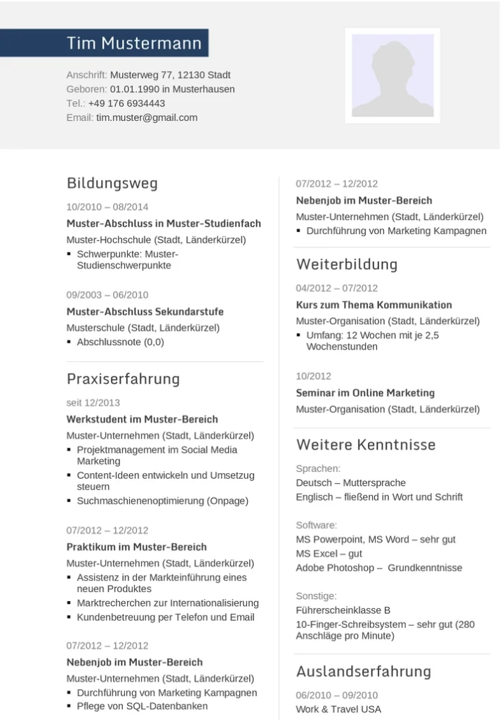 lebenslauf-vorlage-muster-fuer-bewerbung