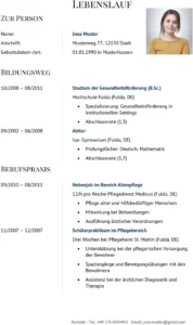lebenslauf-vorlage-pflegeberufe