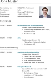 lebenslauf-vorlage-pilot-berufseinsteiger