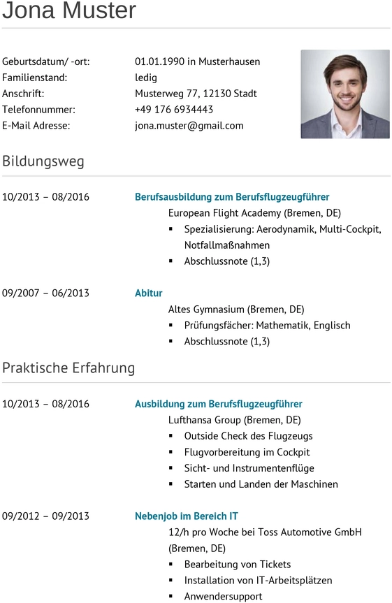 lebenslauf-vorlage-pilot-berufseinsteiger