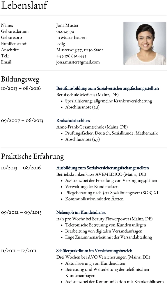 lebenslauf-vorlage-sozialversicherungsfachangestellte