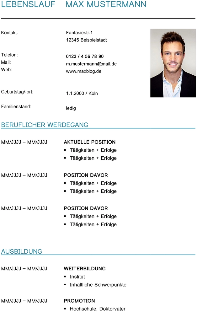 lebenslauf-vorlage-tabellarisch-berufseinstieg-gestalten