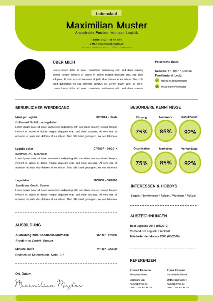lebenslauf-vorlage-tabellarisch-gestaltet