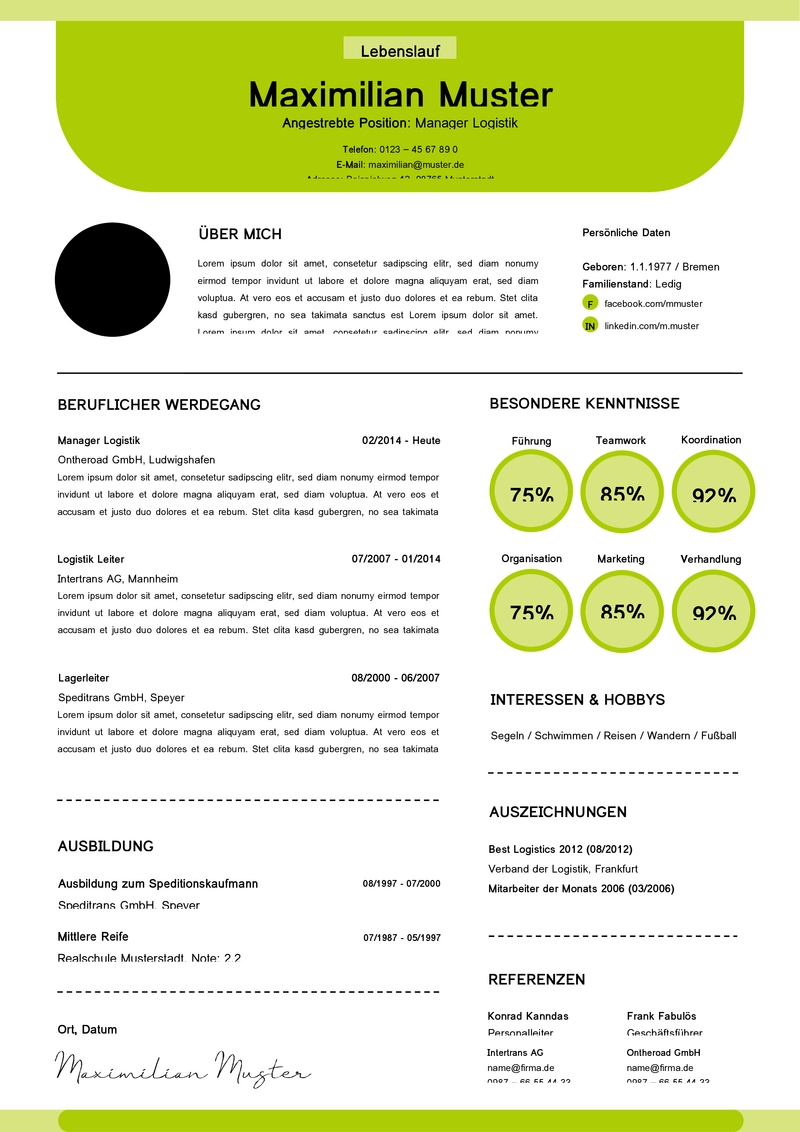 lebenslauf-vorlage-tabellarisch-gestaltet