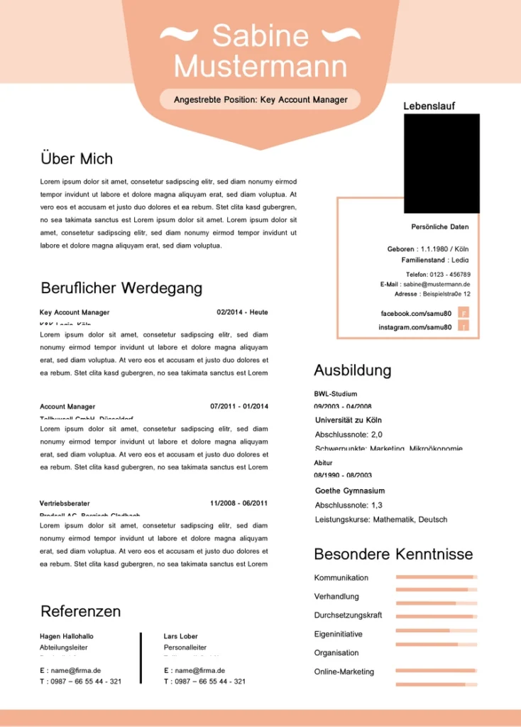 lebenslauf-vorlage-word-strukturierte-abschnitte