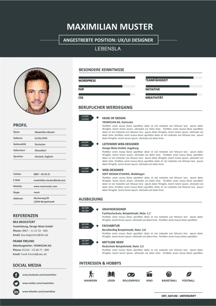 lebenslauf-vorlage-word-tabellarisch