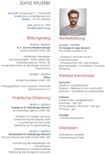 lebenslauf-webdesigner-ux-design-gestalten