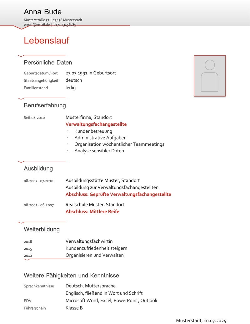 lebenslauf-word-vorlage-fuer-bewerbungen