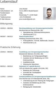 lebenslauf-zerspanungsmechaniker-mit-ausbildung
