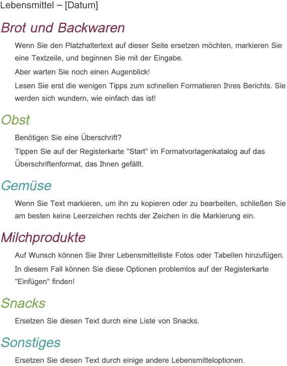 lebensmittel-liste-einkaufsplanung-organisation