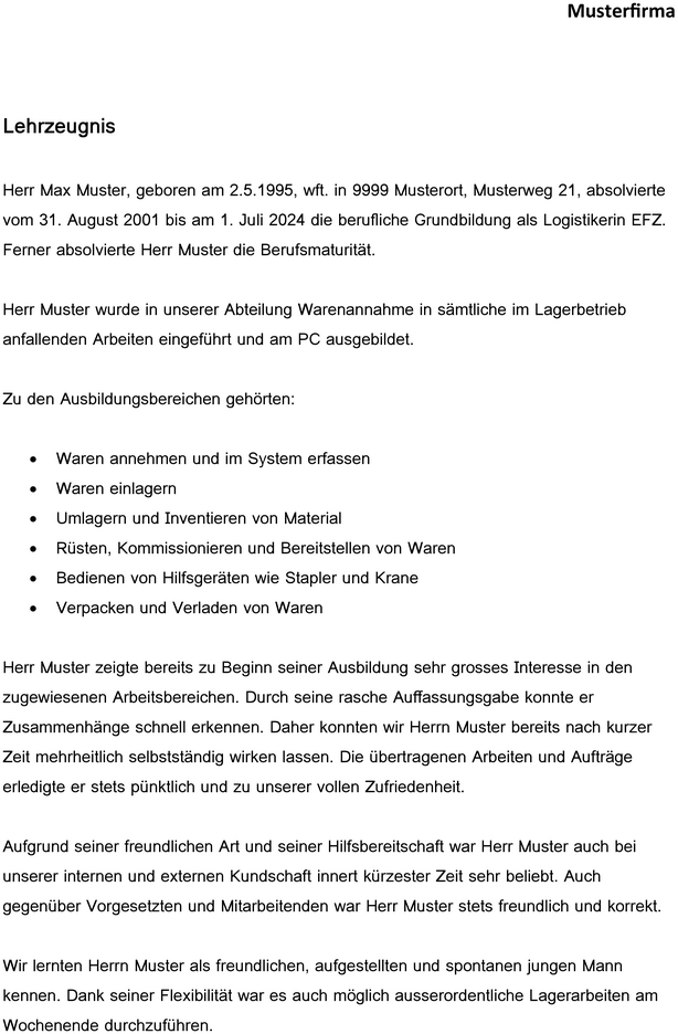 lehrzeugnis-vorlage-logistik-berufsausbildung