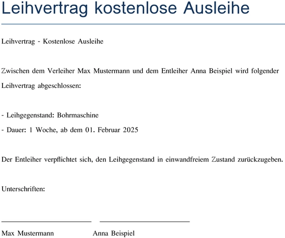 leihvertrag-kostenlose-ausleihe