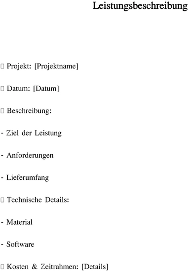 leistungsbeschreibung-und-projektplanung-vorlage