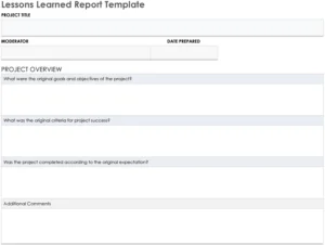 lessons-learned-report-vorlage